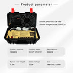 3500W Commercial Household Steam Cleaner Air Conditioning Kitchen Range Hood Automotive Steam Cleaner and Alkaline Cleaning
