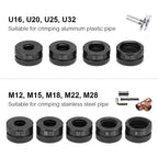 Kinds of Hydraulic Pipe Crimping Moulds TH, U Pipe Dies for Pex Fittings and V, M, VAU, VUS Pipe Dies for Copper Fittings
