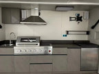 Custom Outdoor Kitchen for Sale BBQ Grill Camping BBQ Kitchen Outdoor Set Outdoor Kitchen Cabinets Island Modern Grey Kitchen