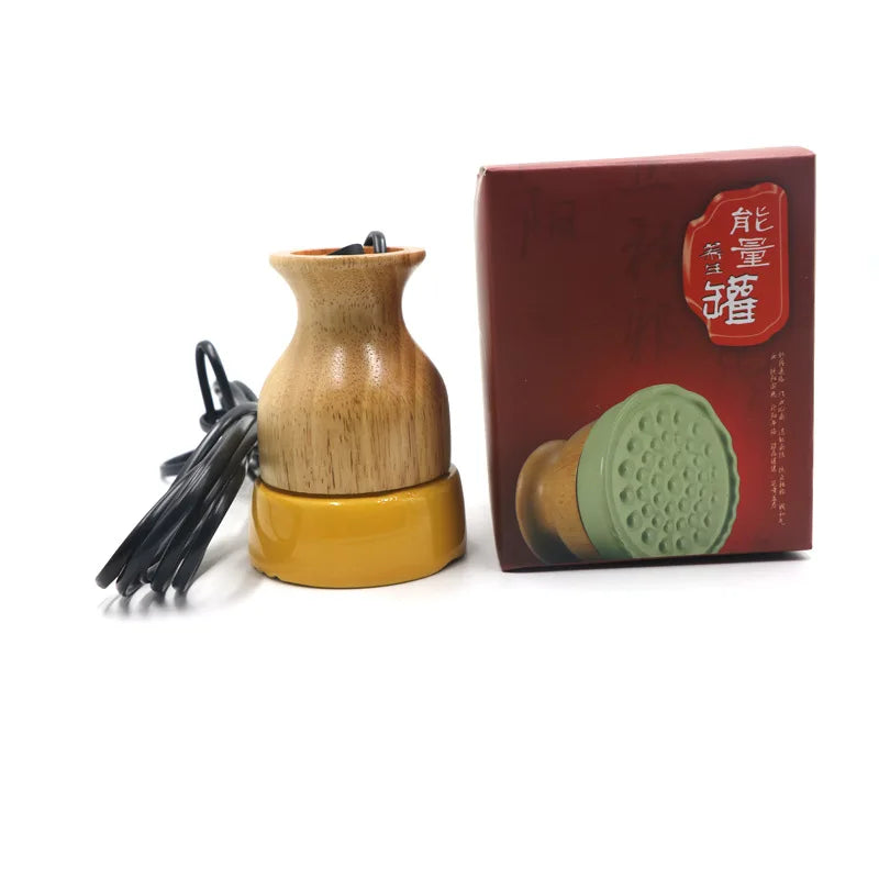 Electric Moxibustion meridian energy massage tank apparatus scraping ceramics warm moxa regimen cans adjust temperature K0150