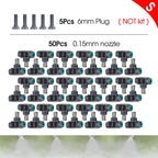 110-240V 45W Self-priming Pump Garden Greenhouse Plants Micro-Irrigation Kit Rapid Insertion 0.15MM Spray Nozzle Watering System