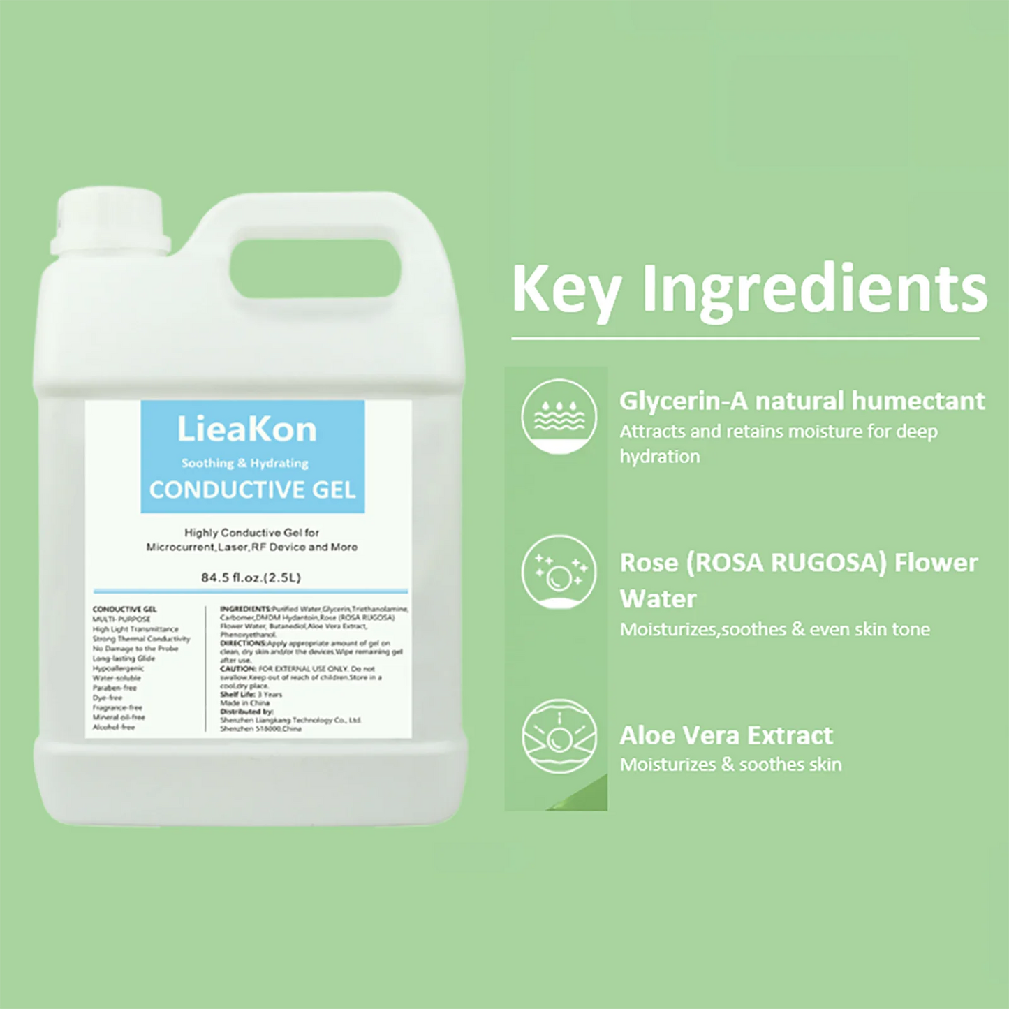 Professional 2.5L Cavitation Gel for Skin Care Therapy