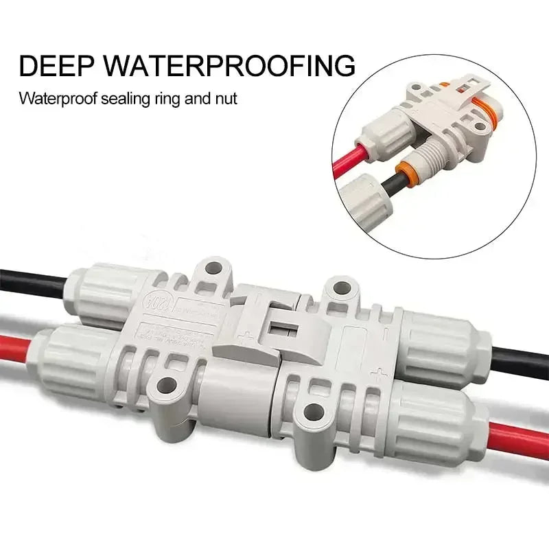 120A 1200V Waterproof Male Female Connector 10mm2 Big Current Parking Air Conditioner Plug Electric Forklift Generator Connector