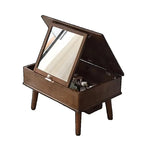 Storage Wood Vanity Table Mirror Nordic Modern Luxury Bedroom Dresser Makeup Drawers Beauty Schmink Tisch Bedroom Furniture