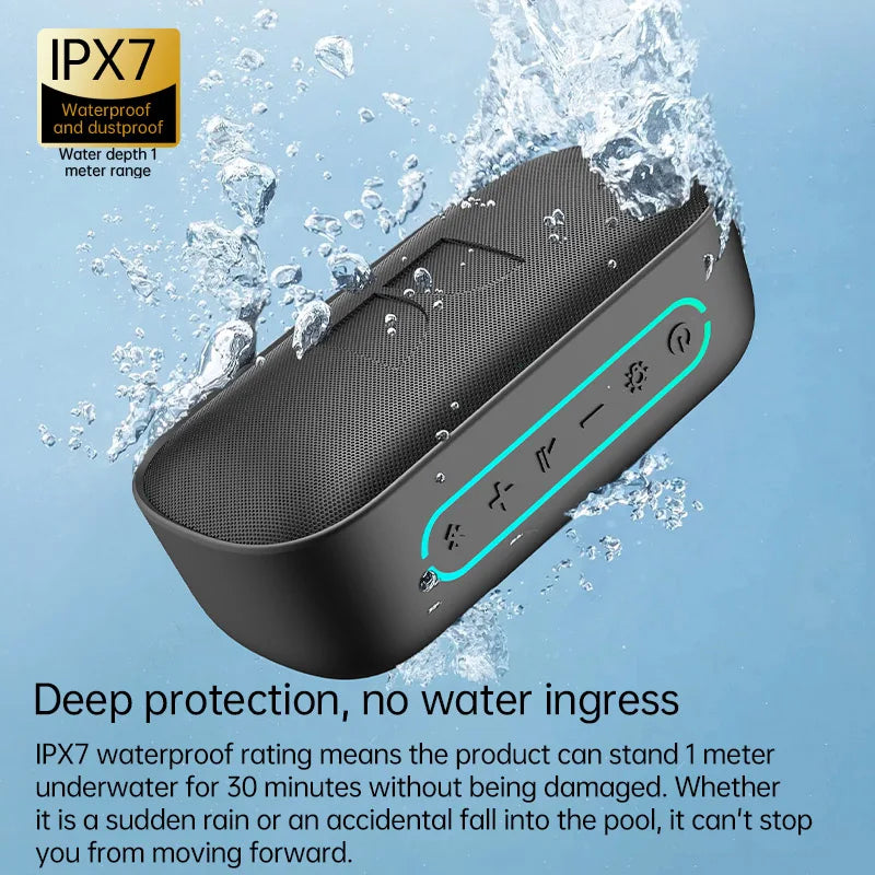 Monster D133 Portable High Fidelity Speaker Stereo Surround Wireless Speaker Audio Player Speaker Built-in Microphone Speaker