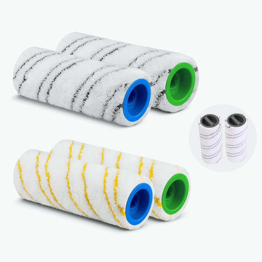 Rollers Brush Set for Karcher FC7 FC5 FC3D FC3 Cordless Hard Floor Cleanr, Multi-Surface Roller, Roller Brush Set for Kärcher FC