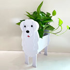 Garden Flower Pot Dog Shape Planter Shiba inu Mastiff Cain Terrier Havanese Vase Pots DIY PVC Garden FlowerPots Home Decor