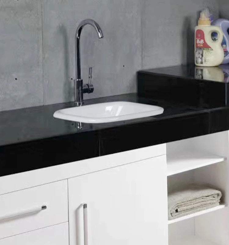 Latest New Design Above Counter Philippines Ceramic Rv Kitchen Sink For Caravan RV