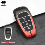 3 4 Buttons New Car Smart Key Case Cover For Hyundai N Performance Tucson Solaris Sonata Hybrid NEXO NX4 Santafe dn8 Accessories