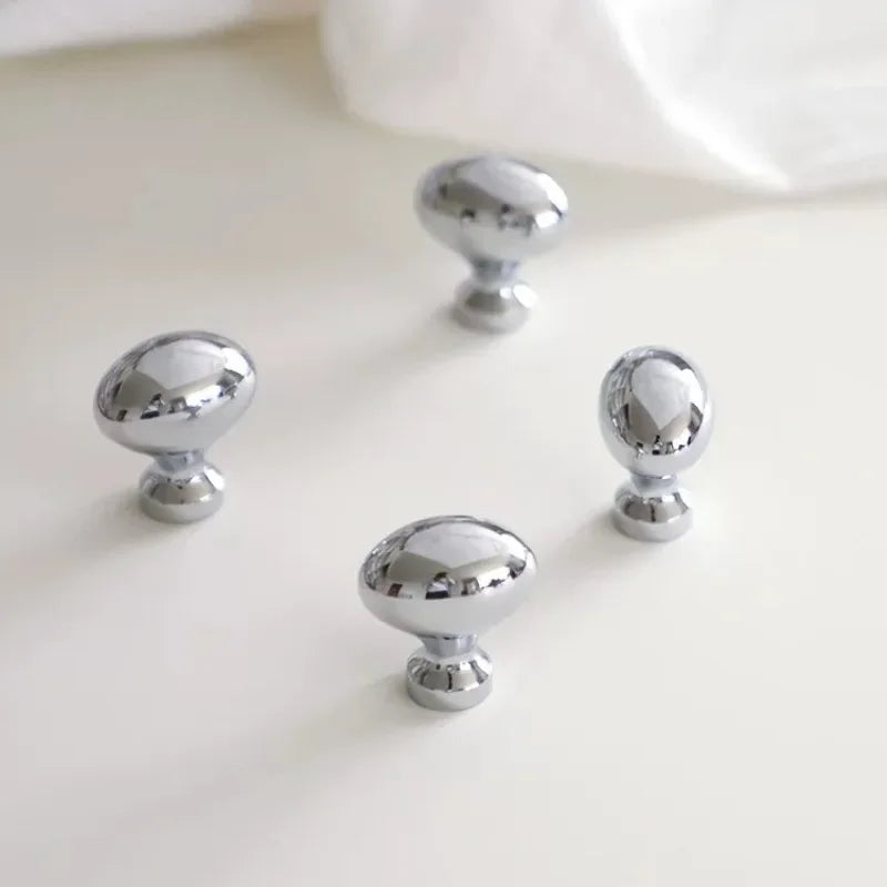 Kitchen Bedroom Accessories Furniture Wardrobe Pulls Modern Chromed Brass Kitchen Cabinet Storage Handles Drawer Knobs Hardware