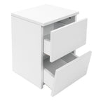 Bedside Table with 2 Drawers Modern Night Stand Table for Home Bedroom Living Room Side Table Nightstand Night Table Bedside