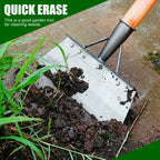 Multi-Use Cleaning Shovel Head 9.8inch Garden Pig Farm Pigeon Chicken Coop Manure Shovel Stainless Steel Weeding Hand Shovel