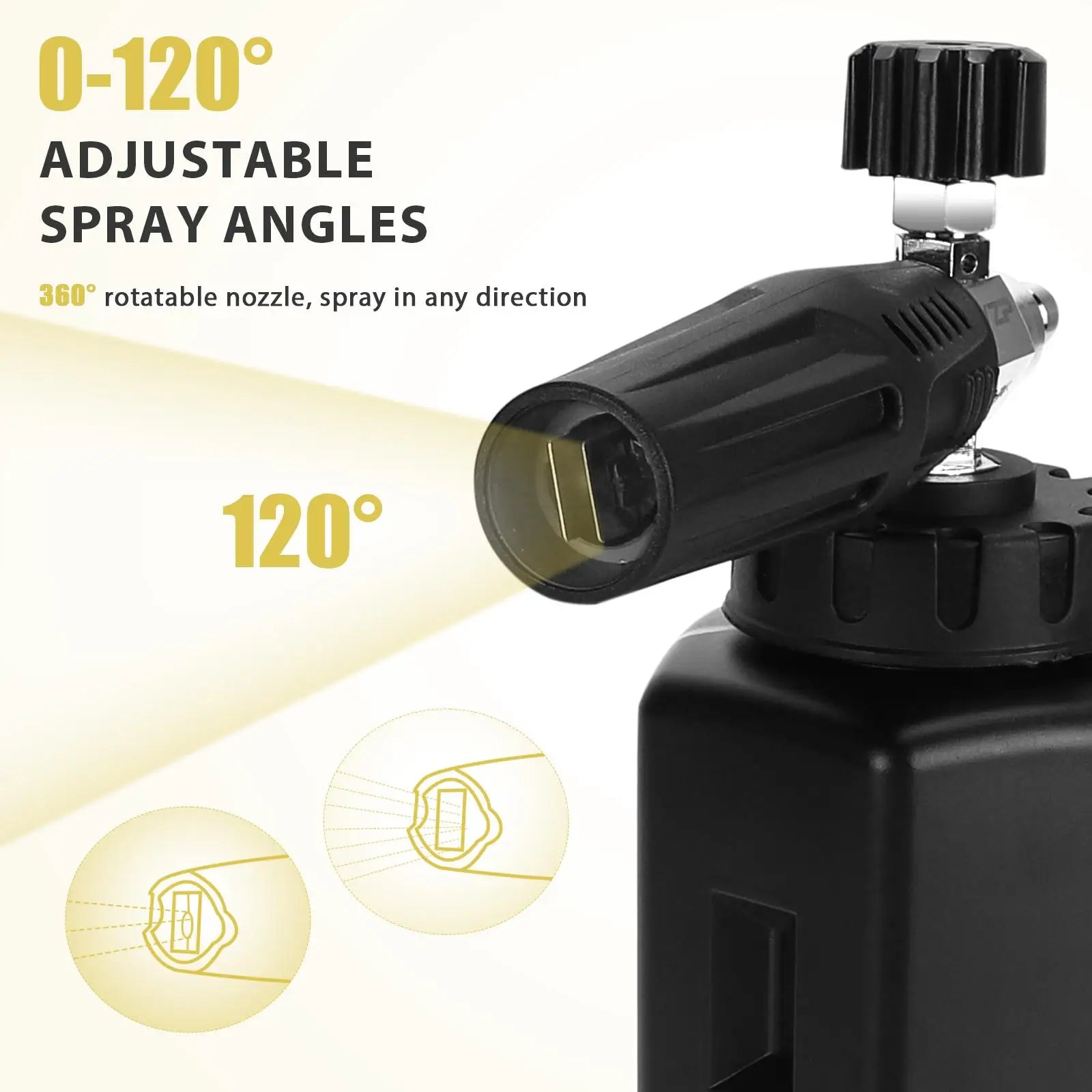 New Car Pressure Washer 1000ML Snow Foam Generator Lance Foam Cannon C