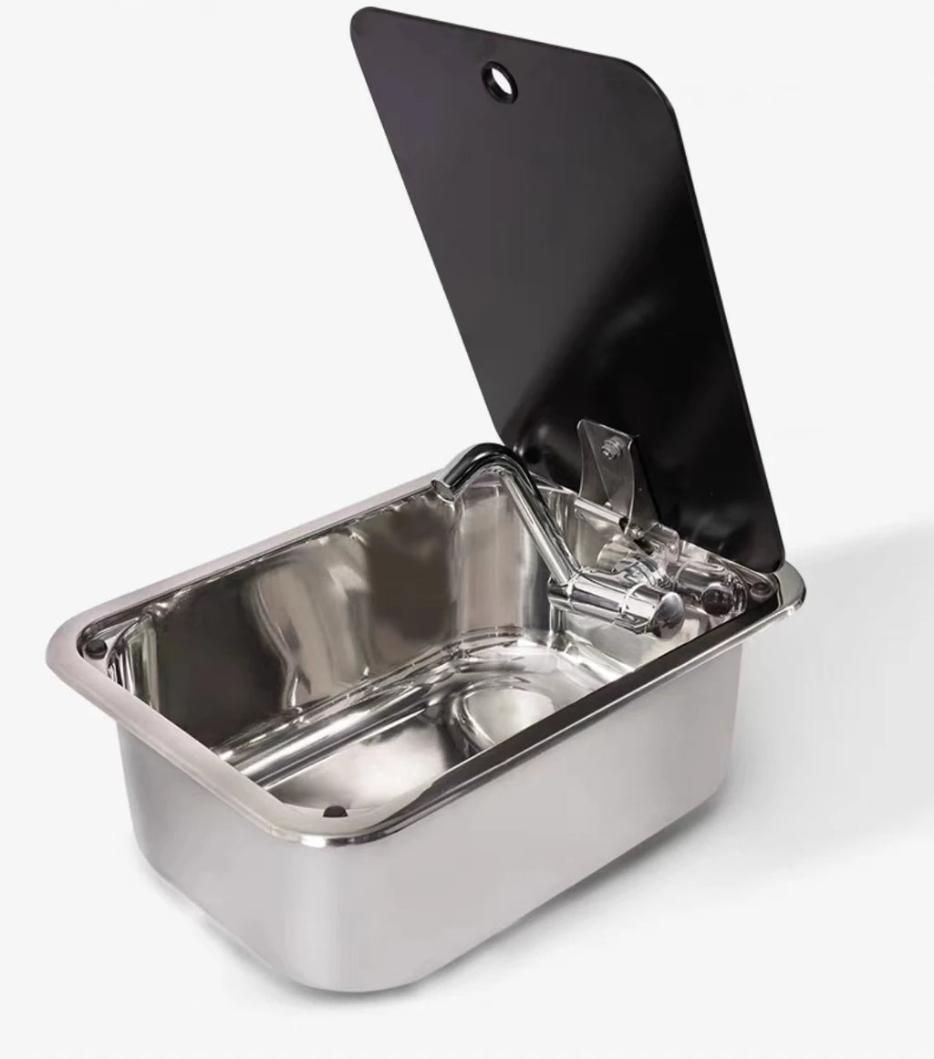 Sink With Stove RV Sink Stove Convenient Camping High Quality Kitchen Sink Kitchens Commercial Stainless Steel For Caravan RV
