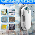 INSE Window Cleaning Robot Automatic Water Spray Function With Remote Control Smart Vacuum Cleaner Machine for Home Glass Washer