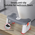 Bathroom Squatty Potty Toilet Stool Foldable Toilet Foot Stand Stool  Nonslip for Children Pregnant Woman Seat Elderly