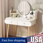 Vanity Make Up Table Luxury Girl Box Dressing Table Organizers White For Storage Detachable De Coiffeuse Chambre Room Decor