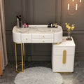 White Bedroom Vanity Table Makeup Mirror Chair Modern Organizer Dressing Table Cosmetics Cheap Penteadeira Trendy Furniture