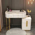 White Bedroom Vanity Table Makeup Mirror Chair Modern Organizer Dressing Table Cosmetics Cheap Penteadeira Trendy Furniture