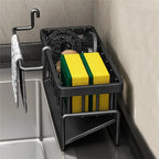 A36T-Kitchen Sink Organizer Rack,Kitchen Rack, Household Sink Tableware Drain Storage Rack,Sponge Detergent Storage Rack