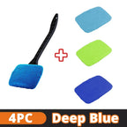 Car Window Cleaner Brush Kit Windshield Microfiber Cleaning Wash Tool