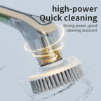 Electric Cleaning Brush Cordless Handheld Shower Scrubber Spin Cleaner Multifunctional Cleaner with 7PCS Heads Bathroom Kitchen