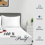 Luxury Split Head Waterproof Mattress Protector Queen-32 Top Split Size 18 Inch Deep Pocket Upper Flex Soft Padded Topper
