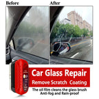 Car Glass Coating & Oil Film Remover Kit | Anti-Fog & Rain-Proof Window Cleaner
