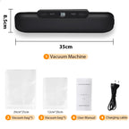 saengQ Vacuum Sealer Packaging Machine Food Vacuum Sealer With Free 10pcs Vacuum bags Household Vacuum Food Sealing