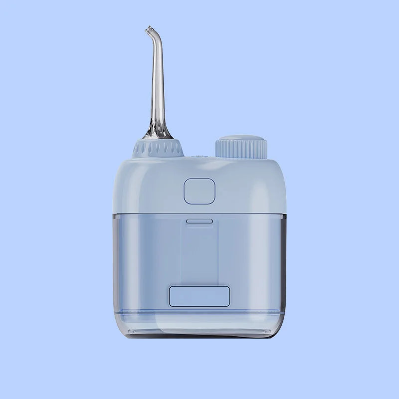 YUESI Mini Electric Water Flosser Convenient For Travel Portable Teeth Cleaner 2 Jet Tip 4 Modes Irrigator Dental Teeth Clean