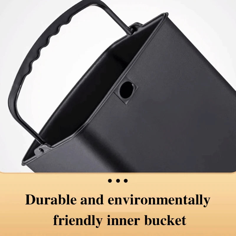 Kitchen Waste Bins Stainless Steel Wastebin Foo Waste Disposal Baskets Anti Odor Garbage Bin Office  Wastebasket Large Capacity