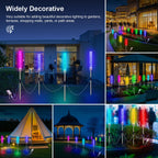 4Pcs Solar Garden Light Led Outdoor Light Waterproof External Solar Lamp Landscape Lighting For Lawn Camping Path Backyard Decor