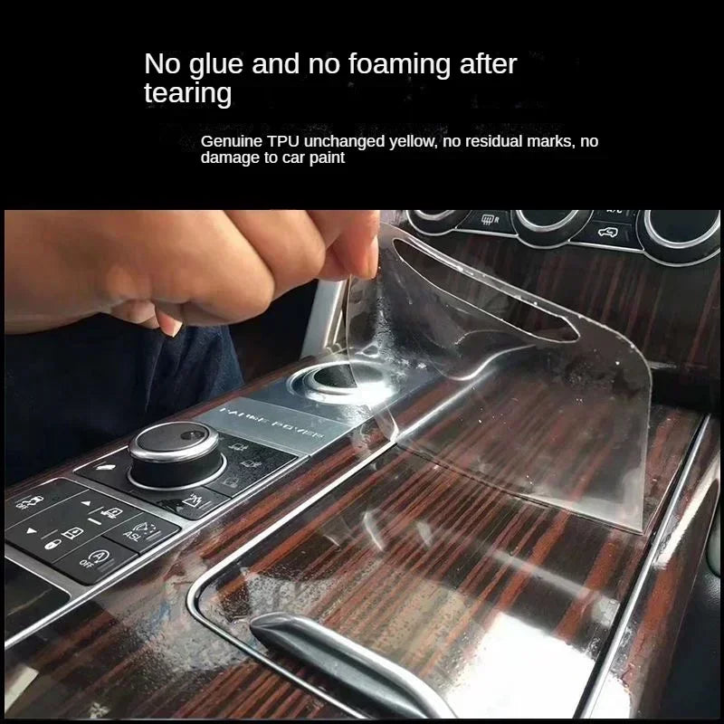 For SUBARU XV 2023 2022 2021 2020 Accessories interior film transparent TPU PPF Gear Panel Center Console Anti-scratch Sticker