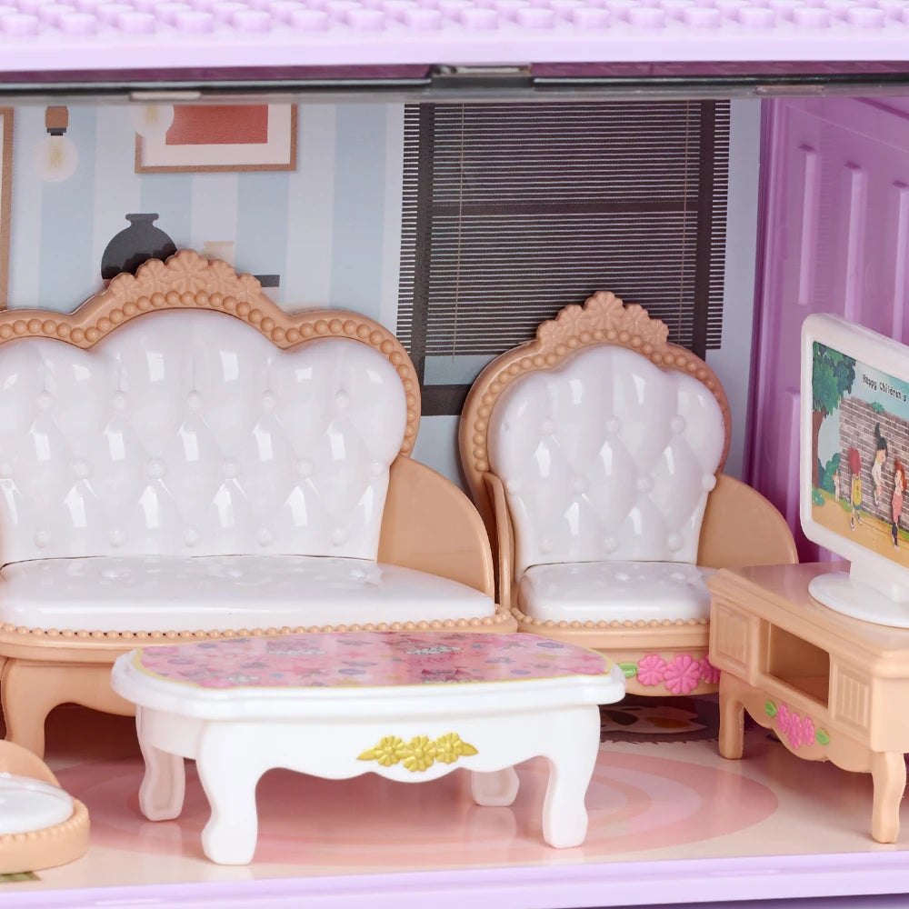 Simulation kitchen Toys 1 12 Scale Dollhouse Furniture Container Miniature Bathroom Bedroom Living Room Scene Decoration