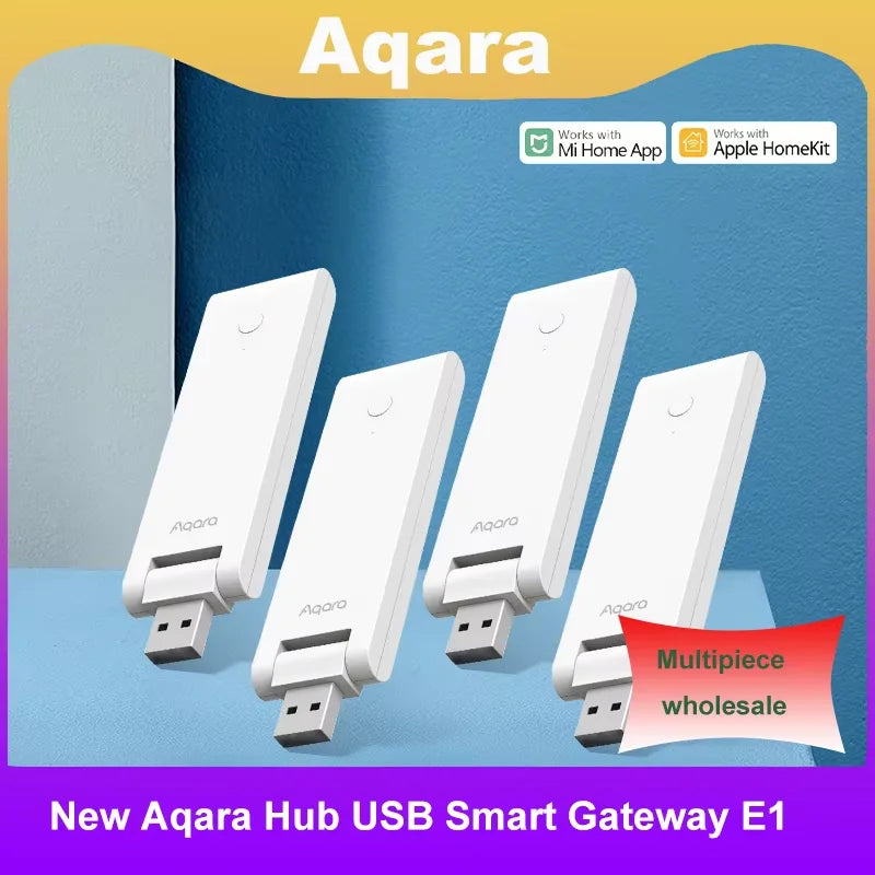 Aqara M1S Hub E1 Gateway With RGB LED Night Light ZigBee Wi-Fi 2.4G Siri Voice Remote Control Home Work Mijia HomeKit APP