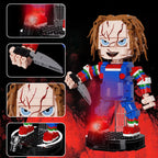 GSBAN Horror Movie Child's Play For Chuckyed Classic Killer Doll Model Building Blocks Toys for Children Kids Halloween Gifts