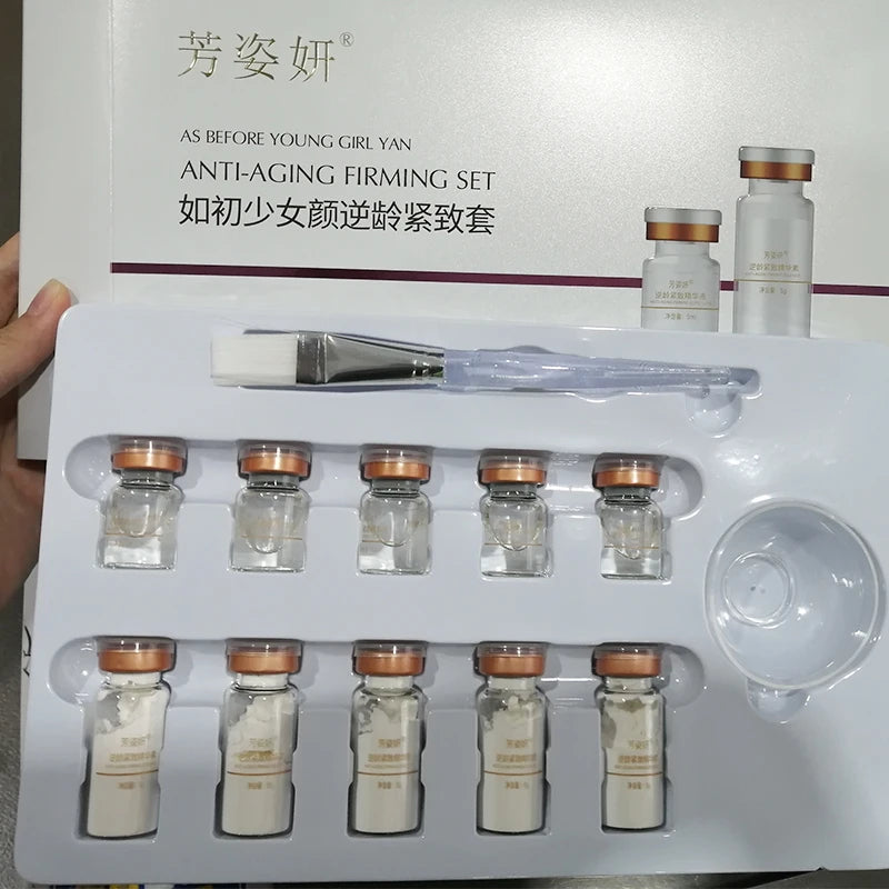 Korean Collagen Lifting Firming Polypeptide Anti-line Carving V Face Facial Moisturising Cream SPA Beauty Salon Special