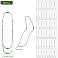 50Pcs Plant Trellis Connecting Buckles Climbing Pipe Support Fixing Tool Reusable Fixing Clamp for Garden Plant Connector