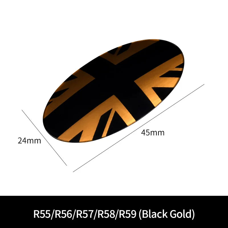 Car Styling Co-pilot Glove Box Switch Panel Button Decoration Sticker Trim For Mini Cooper R55 R56 R57 R58 R59 Auto Accessories