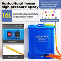 16L/20L Backpack Electric Sprayer Lithium Battery High Pressure Spray Atomizer Agricultural Farming Garden Tools