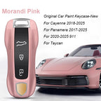 Key Case For Porsche Panamera Spyder Carrera Macan Boxster Cayman Cayenne 911 970 981 991 Smart Remote Key Case Fob Covers Bag
