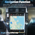 256GB ROM Tesla Screen Android 13 Multimedia Video Player For Toyota Land Cruiser Prado 150 2010-2017 lc150 Car Radio GPS Stereo