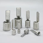 50/100pcs Pure Copper Blade Terminals DBN1.25/2/5.5/8/14/22-10/14/16/17 Non Insulated Crimp Terminals Electrical Wire Connector