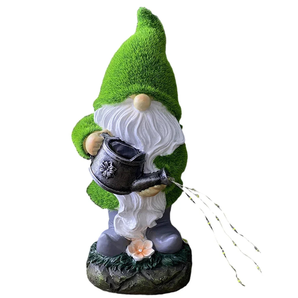Gnome Garden Statues Fairy Garden Gnomes Decor Faceless Dwarf Doll Resin Statue Collection Outdoor Garden Decor Ornaments