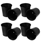 10 Pcs Plastic Flower Pot Pots Balcony Basin Decor Indoor Garden Planter for Plants