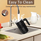 220v 400W Electric Steamer Pot Instant Milk Frother Automatic Hot Cold Foam Maker Plastic Warmer Coffee Latte Cappuccinos