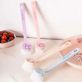 Hello Kitty Kuromi Kitchen Pot Scrubber  Dishwashing Wonder  Soft-Bristled Long-Handled Pot Scrubber for Home Use