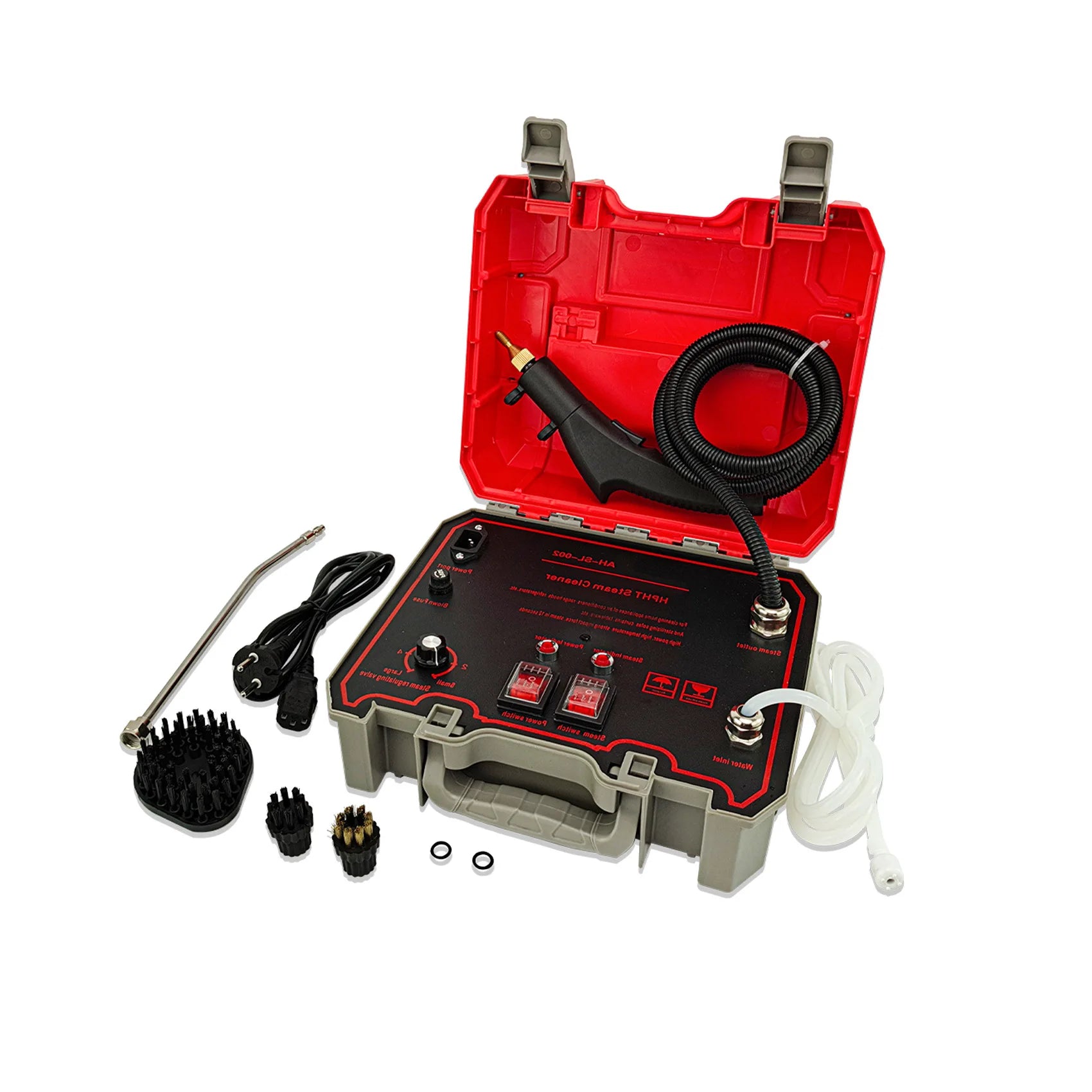 1500W High Pressure Steam Cleaning Machine Portable Cleaner High temperature Adjustable Kitchen Hood Cleaning Equipment 110V-240