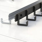 Kitchen Space Aluminum Punch-Free Hooks Are Easy to Install Kitchen Utensils Storage Hooks Bathroom Bathrobe Towel Hangers