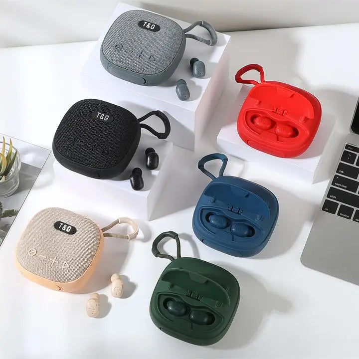 TG813 Bluetooth speaker paired with headphone speaker, portable outdoor wireless earbuds, mini speaker